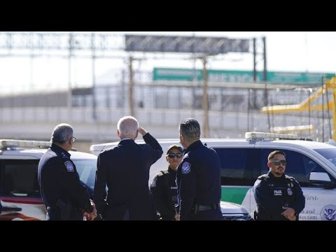 Biden visita la frontera migratoria situada en El Paso por primera vez como presidente