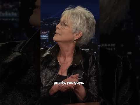 Jamie Lee Curtis tears up over ‘f–king gnarly’ Palisades Fire #shorts