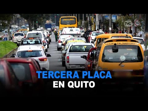 Municipio de Quito plantea implementar la 'tercera placa' este año