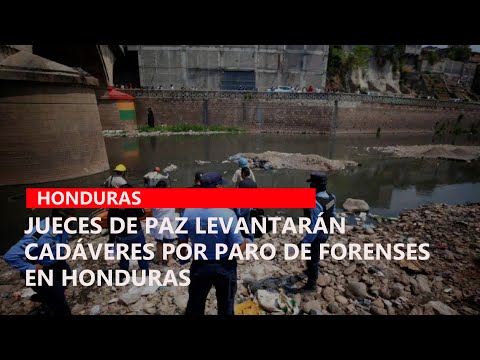 Jueces de paz levantarán cadáveres por paro de forenses en Honduras