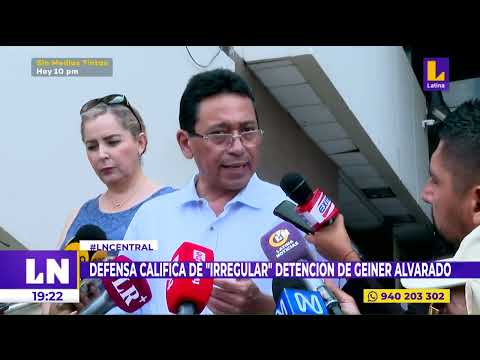 Defensa califica de irregular la detención de Geiner Alvarado
