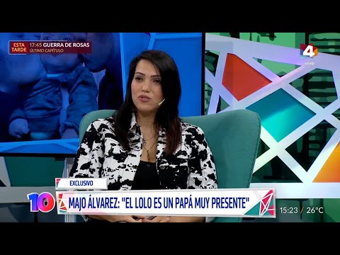 Algo Contigo - Majo Álvarez tras convertirse en mamá: El Lolo es un papá muy presente