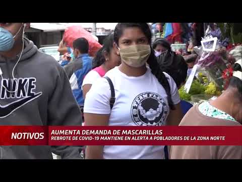 Aumenta demanda de mascarillas en Matagalpa