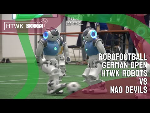 HTWK Robots vs. Nao Devils (RoboCup Robofootball German Open 2024)