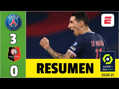 París Saint-Germain 3-0 Stade Rennes. Doblete de Di María; el primero, GOLAZO de Angelito | Ligue 1