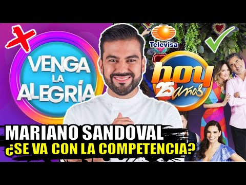 Chef Mariano Sandoval SE RETIRA de Venga la Alegría ¿SE VA con la competencia?