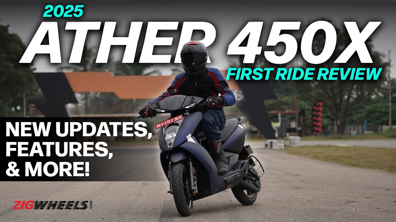 2025 Ather 450X First Ride Review | The Most Fun EV Scooter | ZigWheels