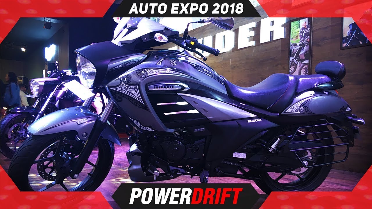 Suzuki Intruder FI @ Auto Expo 2018 : PowerDrift