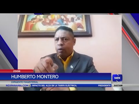 Humberto Montero se refiere a la situación que viven los docentes que aspiran a una vacante