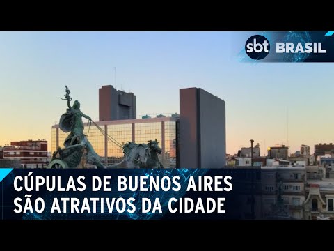 Cúpulas de Buenos Aires: beleza arquitetônica pertence à história da cidade | SBT Brasil (20/04/24)