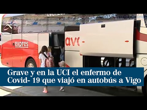 Ingresa en la UCI por coronavirus nada más llegar a Vigo tras viajar en autobús desde Madrid