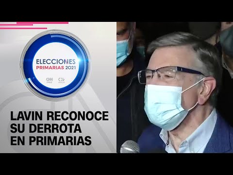 Joaquín Lavín reconoce el triunfo de Sebastián Sichel en las primarias
