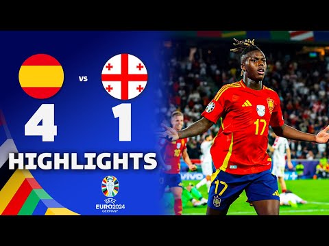 España vs Georgia 3-0 | RESUMEN y GOLES OCTAVOS DE FINAL | EUROCOPA 2024