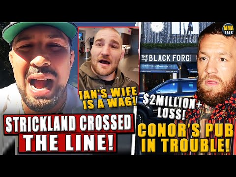 Brendan Schaub CRITICIZES Sean Strickland over beef w/ Ian Garry & his wife! Conor's pub in trouble!