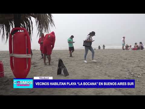 Vecinos habilitan playa “La Bocana” en Buenos Aires Sur
