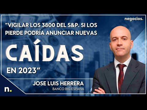 “Vigilar los 3800 del S&P. Si los pierde podría anunciar nuevas caídas en 2023”. Jose Luis Herrera