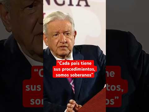 La postura de AMLO sobre la colaboración de 'Los Chapitos' con EU #shorts