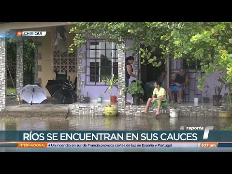 Autoridades monitorean zonas sensibles a inundaciones en Chiriquí ante las constantes lluvias