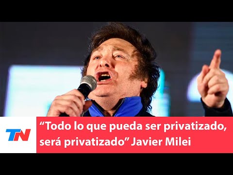 Javier Milei ratificó que privatizará YPF, la TV Pública, Radio Nacional y Télam