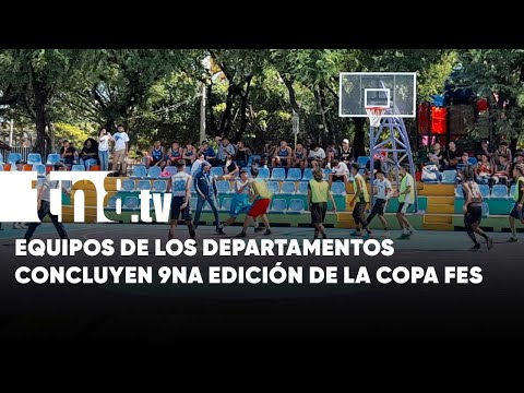 Equipos departamentales en Torneo de Basquetbol como parte de Copa FES - Nicaragua