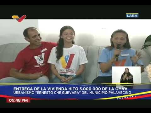 Maduro entrega la vivienda 5.000.000 de la Gran Misión Vivienda Venezuela en Lara