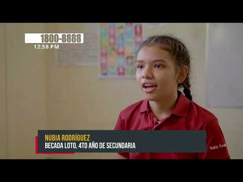 Programa de Educación LOTO beca a 50 estudiantes de Managua - Nicaragua