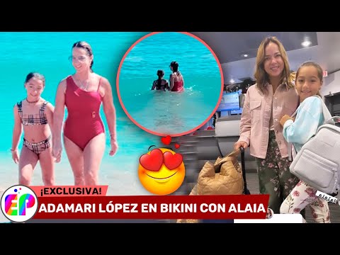 Adamari López DESPIDE el año en el MAR con su HIJA con Alaïa y luciendo espectacular