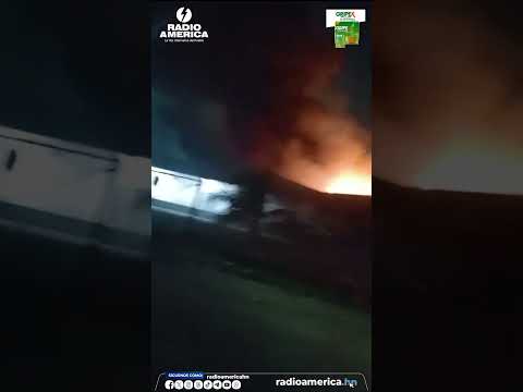 Incendio en Fábrica en Cortés