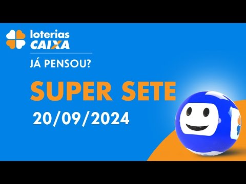 Resultado da Super Sete - Concurso nº 599 - 20/09/2024