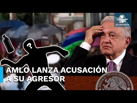 AMLO dice que abogado vinculado a “traficantes de influencia en el PJ” le arrojó botella