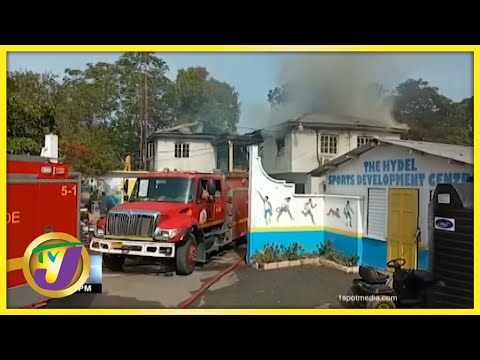Fire Destroys Section of Hydel School in Jamaica | TVJ News - July 22 2021