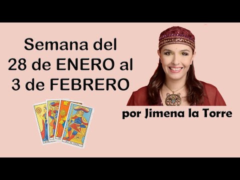 #semana del 28 de enero al 3 de #febrero #predicciones #tarot #jimenalatorre