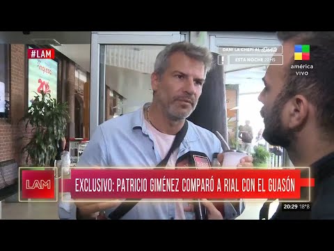 Patricio Giménez con todo contra Jorge Rial: Es mall tipo, fracasado y resentido