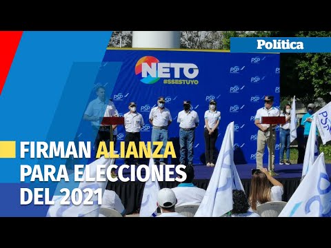 Ernesto Muyshondt y Partido Salvadoreño Progresista firman alianza para elecciones del 2021