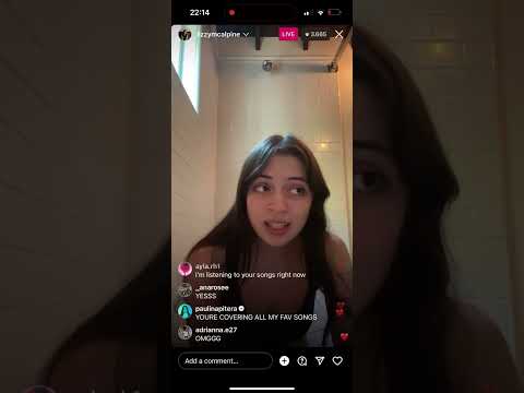 Lizzy McAlpine singing opposite by Sabrina Carpenter (cover) | livestream 27/08/32