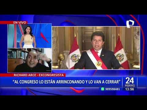 Richard Arce: Juramentan a Betssy Chávez con la clara intencionalidad de cerrar el Congreso