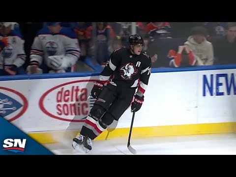 Sabres Tage Thompson Makes Beauty Move In Front For Second Goal vs. Oilers
