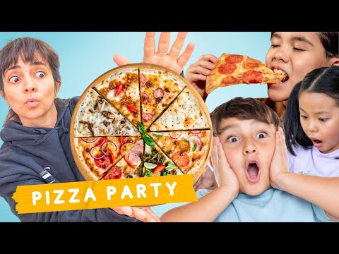 Vinieron mil niños y les hice un PIZZA PARTY (idea de los 90)