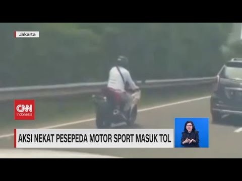 🔴Aksi Nekat Pesepeda Motor Melanggar Lalin