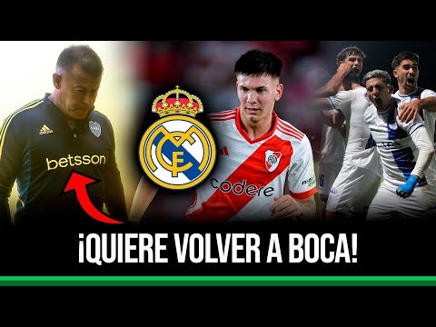 ¡REAL MADRID quiere a MASTANTUONO YA! + Me gustaría VOLVER a BOCA + INSÓLITA ROJA en PLATENSE