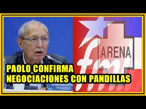 Paolo reconoce reuniones de ARENA y FMLN con pandillas previo a elecciones