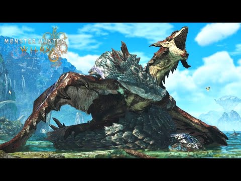 ラギアクルス VS リオレウス（縄張り争い）【モンハンワイルズ】