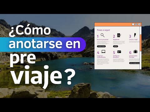 PreViaje ¿cómo anotarse? #tutorial