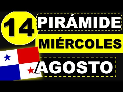 Pirámide de la Lotería de Panamá para Miércoles 14 Agosto 2024 Decenas Suerte Sorteo Miercolito Hoy