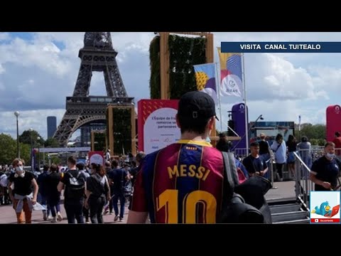 ¡Una locura! Multitud de aficionados ya esperan a Messi en Aeropuerto y estadio del PSG