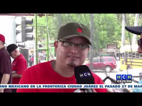 ¡Con diversas exigencias! Masiva movilización gremial este Día del Trabajador en San Pedro Sula