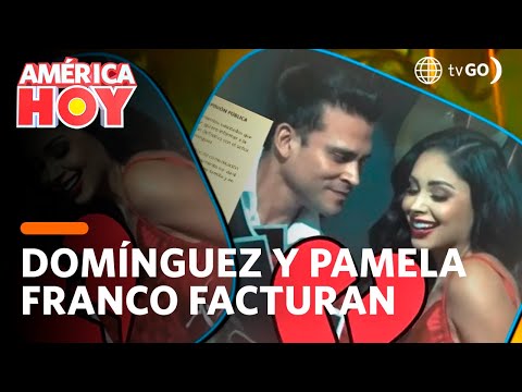 América Hoy: Domínguez y Pamela Franco facturan tras ruptura sentimental (HOY)