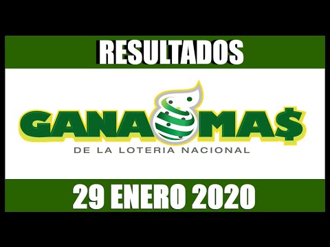 Lotería Gana Mas resultados de hoy de 29 de Enero del 2020