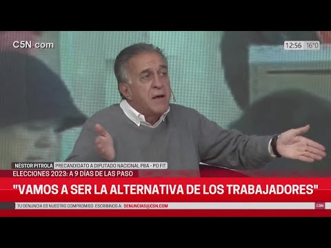 Frente al ajuste la alternativa para los trabajadores es el FIT-U // Néstor Pitrola en C5N