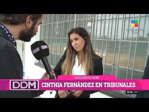 Cinthia Fernández en Tribunales por tirarle gas pimienta a sus vecinos